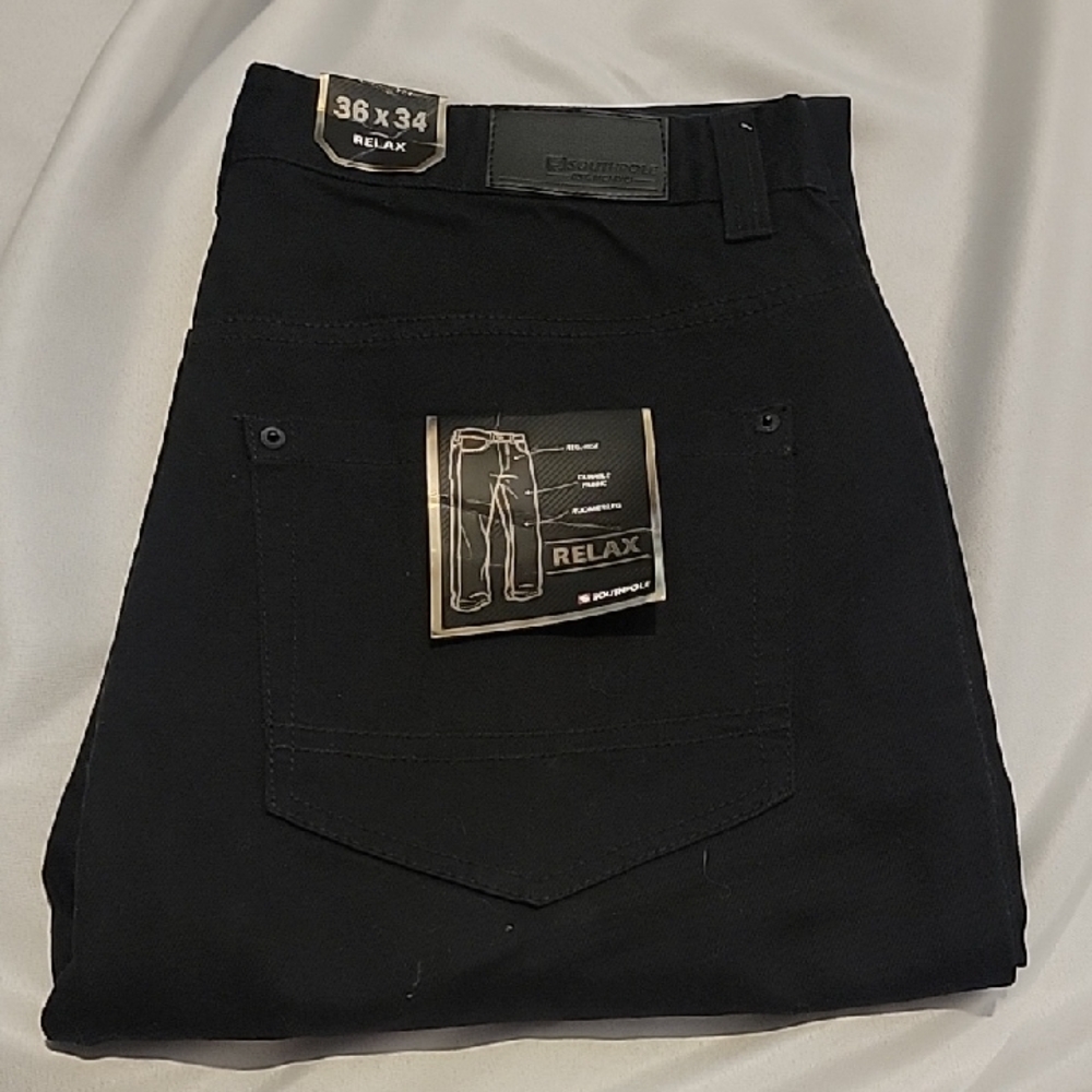 South Pole Black Relaxed Jeans with Classic Design